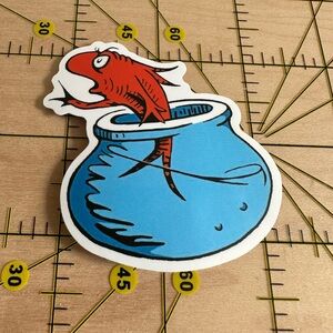 ❤️10/$10 STICKER SALE | 🆕 Dr. Suess Waterproof Vinyl Sticker